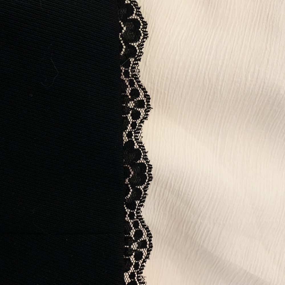 Club Monaco Black Trench with Lace Detail - Picture 5 of 5
